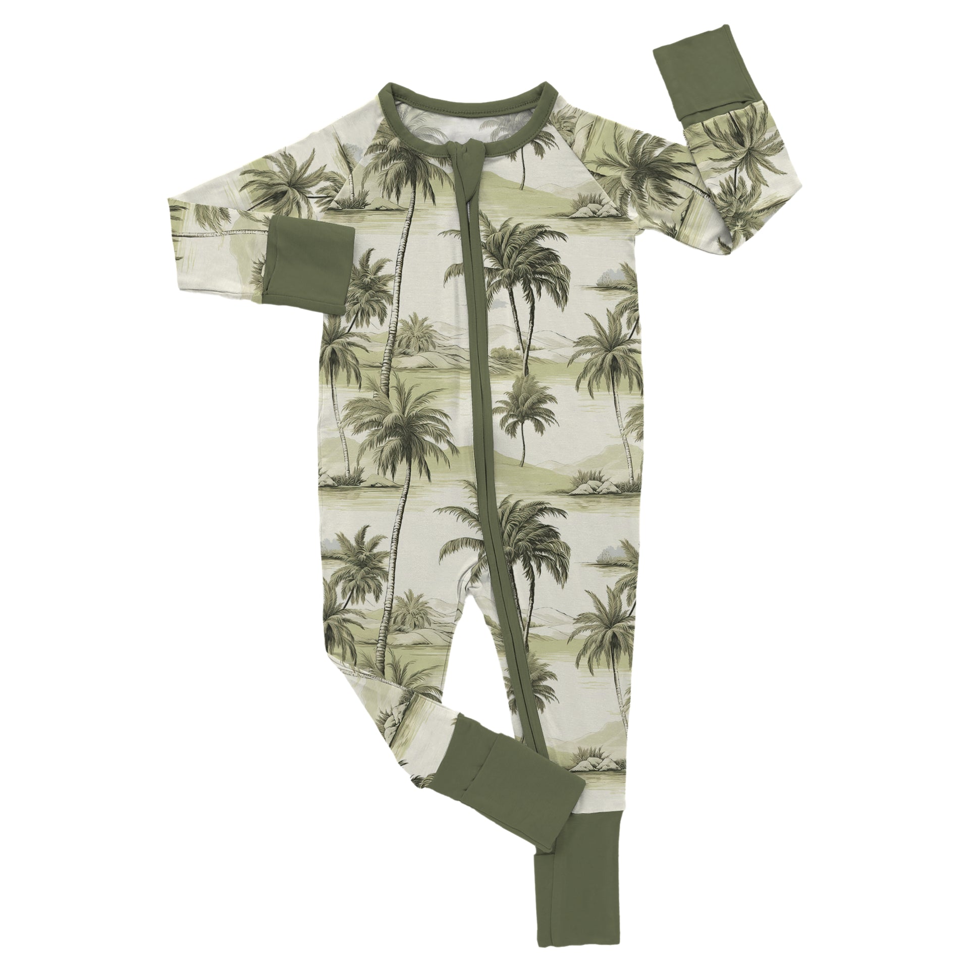 Dunes & Dates Baby Butter Bamboo Footie