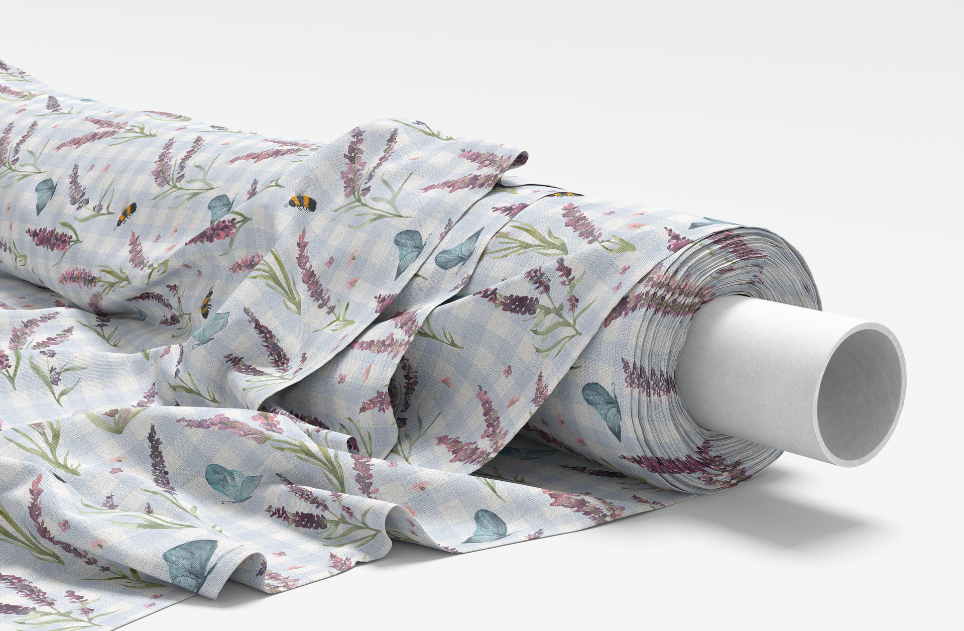 Lavender Meadow Buzz Baby Butter Bamboo Footie