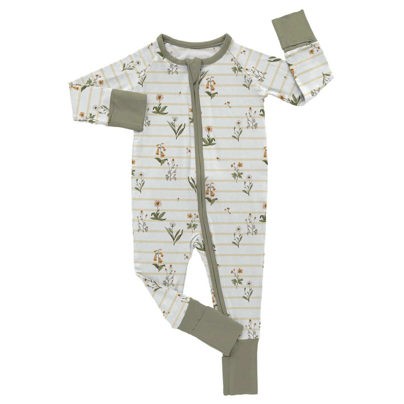 Meadow’s Embrace Baby Butter Bamboo Footies