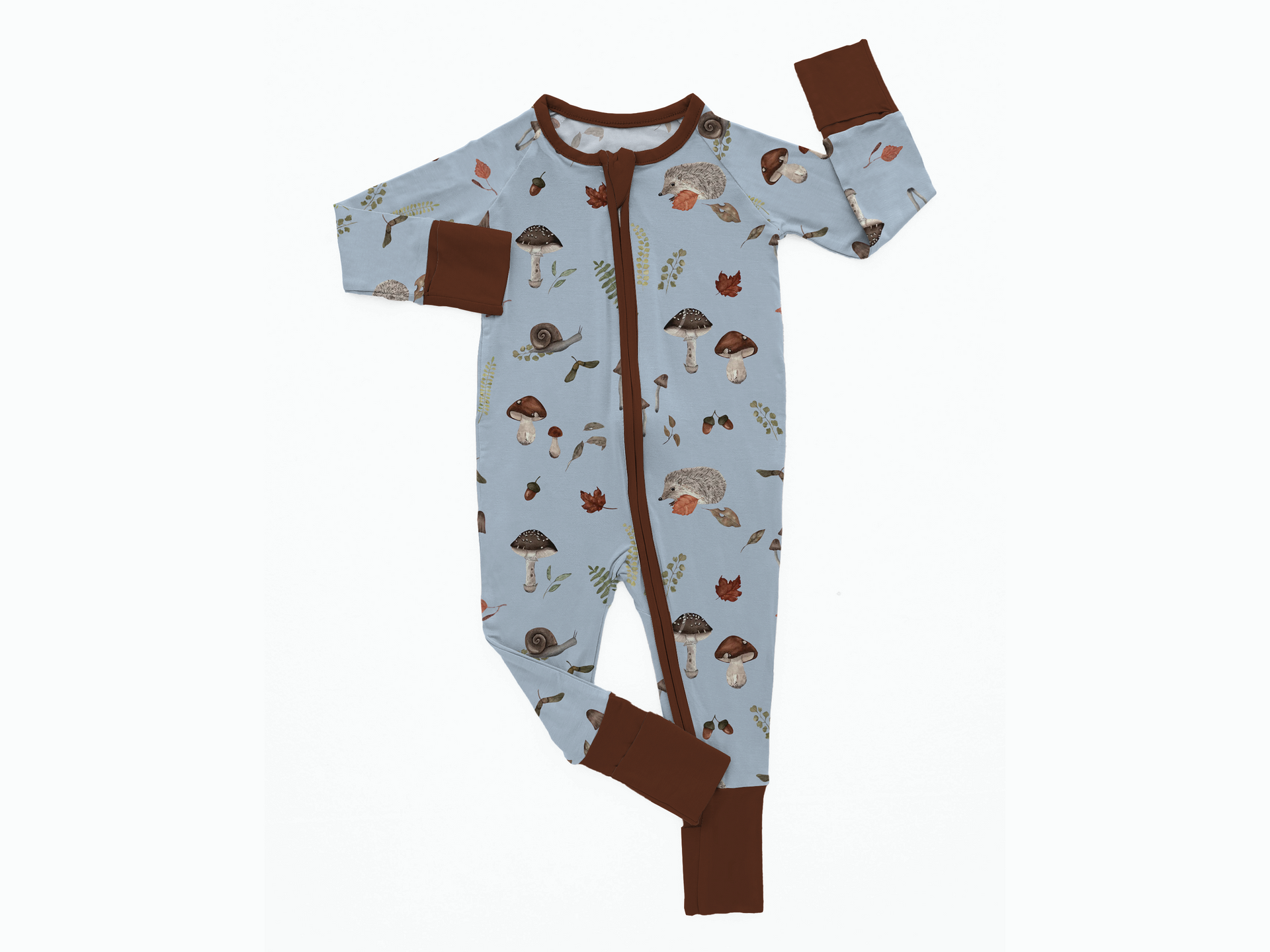 Woodland Whimsy Baby Butter Bamboo Footies