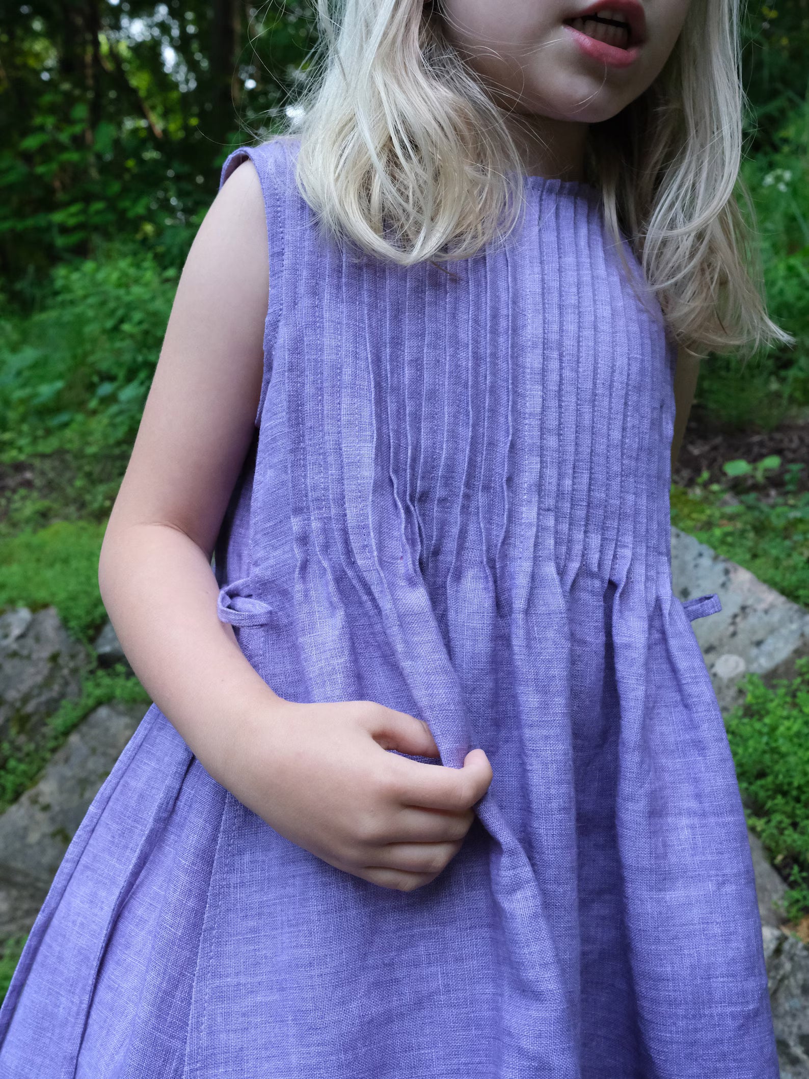 Petals and Pleats Garden Dress