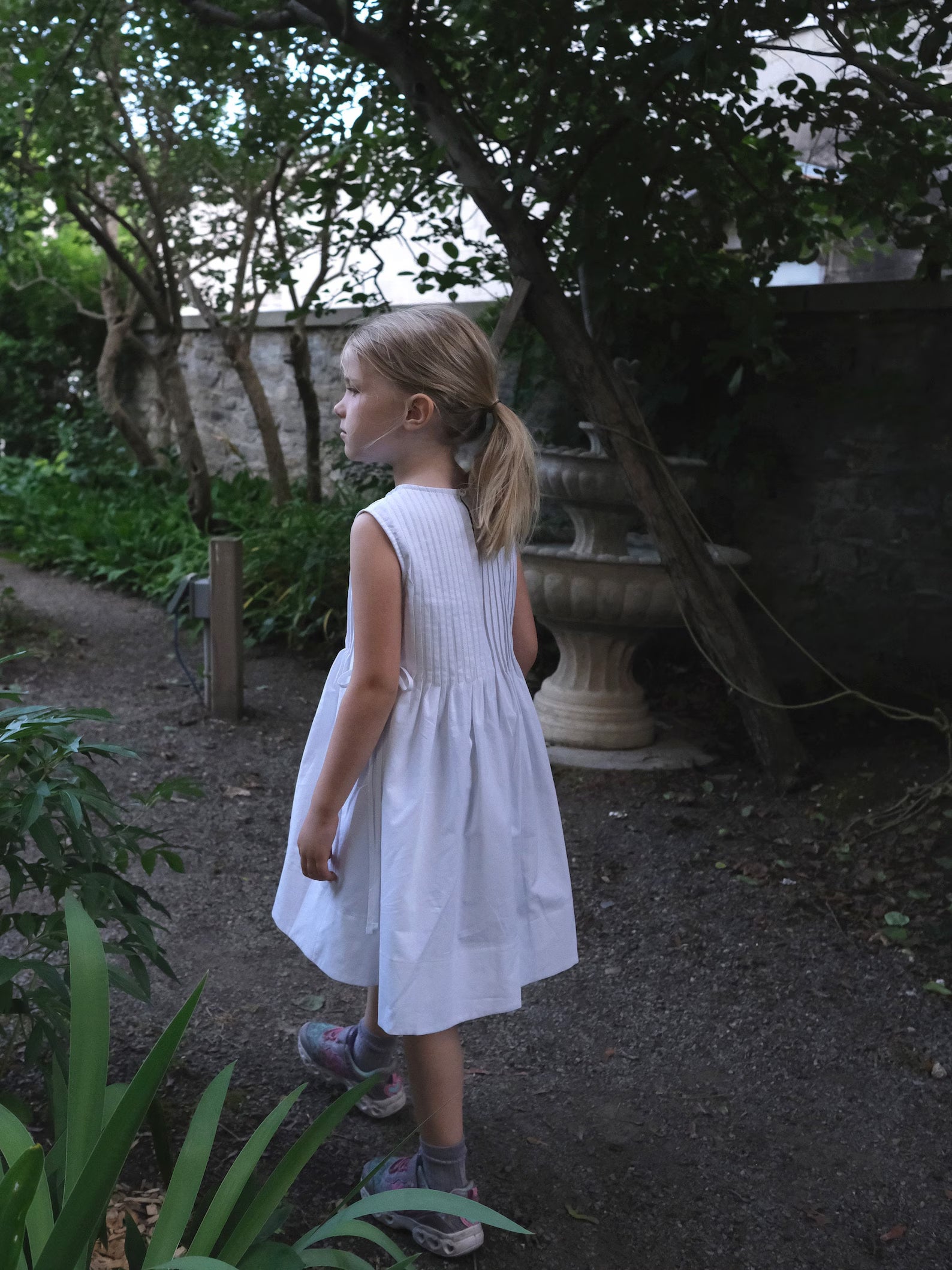 Petals and Pleats Garden Dress